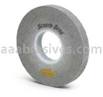 3M&trade; 7010310048 14 x 2 x 8 Scotch-Brite&trade; 10 S/C Fine EXL PRO Deburring Wheel