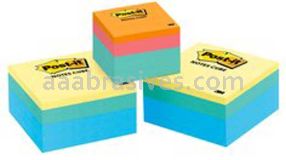 Post-it&trade; Notes Cube 2053-SPVAD 3 in x 3 in Cubes with Value-Add 2 in x 2 in Cube 3M 7010311459