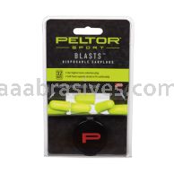 3M&trade; 7010312971 Peltor&trade; 97080-10C Neon Yellow Sport Blasts&trade; Disposable Earplugs
