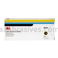 3M&trade; 7010325645 3 2/3 x 9 P180 Grade Gold Abrasive Sheet