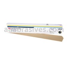 3M&trade; 7010325646 2 3/4 x 17 1/2 P150 Grade Gold Abrasive Sheet