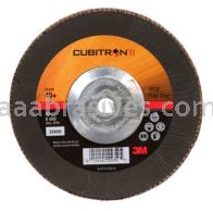 3M&trade; 7010327066 7 x 5/8-11 40+ Grit 967A T29 Giant Cubitron&trade; II Flap Disc