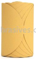 3M&trade; 7010327906 6” P80 Grit Stikit&trade; Gold Film Disc Roll