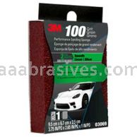 3M&trade; 7010328055 Performance Sanding Sponge 1x2-5/8 100 Grit