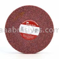3M&trade; 7010328688 6 x 3 x 1 Scotch-Brite&trade; 5 A/O Medium Metal Finishing Wheel