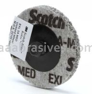 3M&trade; Scotch-Brite&trade; Roloc&trade; 7010329130 3 in x 1/4 in x NH 2A MED SPR 021835B EXL Unitized Wheel TR