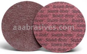 3M&trade; 7010329337 7" A-MED Scotch-Brite&trade; AL Surface Conditioning Disc