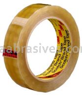 Scotch&trade; Light Duty Packaging Tape 681 Clear Moisture Chemical Resistant 3/8 in x 72 yd 3M 7010331696