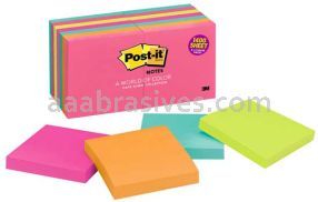 Post-it&trade; Notes 654-14AN 3 in x 3 in Cape Town Collection 3M 7010332750