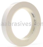 3M&trade; 7010334662 Vinyl Tape 471 White 1/2" x 300 yards