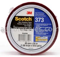 Scotch&trade; Box Sealing Tape 373 Red 48 mm x 50 m 3M 7010335126