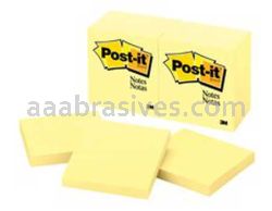 Post-it&trade; Notes 654 3 in x 3 in Canary Yellow 3M 7010338347