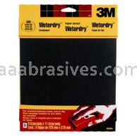 3M&trade; 7010340941 9 x 11 Extra Fine 320 Grit 9086NA Wetordry&trade; Sandpaper