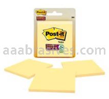 Post-it&trade; Super Sticky Notes 3321-SSCY 3 in x 3 in Canary Yellow 3M 7010341598