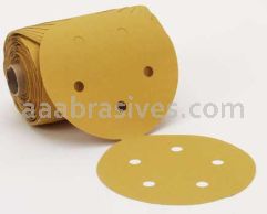 3M&trade; 7010360054 5” P120 Grit F-wt 363I Stikit&trade; Paper Disc Roll