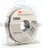 3M&trade; 7010360120 1 x 16 yds P120 Grit J-weight 314D Portable Utility Cloth Roll