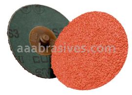 3M&trade; 7010360667 4" 80+ Grit TR 987C Cubitron&trade; II Roloc&trade; Fibre Disc