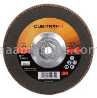 3M&trade; 7010363304 7 x 5/8-11 60+ Grit 967A T27 Giant Cubitron&trade; II Flap Disc