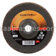 3M&trade; 7010363305 7 x 7/8 60+ Grit 967A T27 Giant Cubitron&trade; II Flap Disc