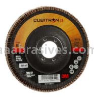 3M&trade; 7010363308 4-1/2 x 7/8 80+ Grit 967A T29 Giant Cubitron&trade; II Flap Disc