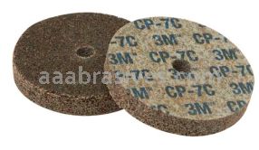 3M&trade; Scotch-Brite&trade; 7010364281 6 x 1/4 x 1/2 7A Coarse Cut and Polish Unitized Wheel