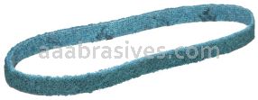 3M&trade; 7010364489 1/2 x 24 A-VFN Scotch-Brite&trade; SC-BL Surface Conditioning Low Stretch Belt