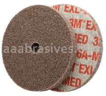 3M&trade; Scotch-Brite&trade; 7010365131 1-1/2 x 1/4 x 1/8 6A Medium EXL Unitized Wheel