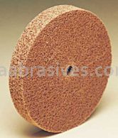 3M&trade; Scotch-Brite&trade; 7010365647 3/4 x 1/8 x 1/8 5A Fine Cut and Polish Unitized Wheel