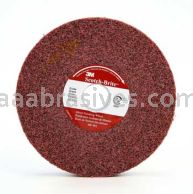 3M&trade; 7010365658 6 x 1 x 1 Scotch-Brite&trade; 6 A/O Medium Metal Finishing Wheel