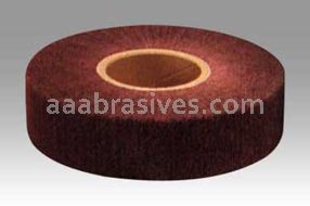 3M&trade; 7010365685 4-1/2 x 4 x 5/8-11 6 Ceramic Medium Scotch-Brite&trade; Deburr & Finish PRO Finishing Flap Brush