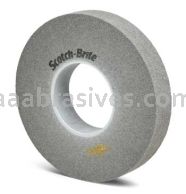3M&trade; 7010366998 10 x 2 x 5 Scotch-Brite&trade; 9 S/C Fine EXL PRO Deburring Wheel