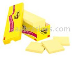 Post-it&trade; Notes 654-24CP 3 in x 3 in Canary Yellow 3M 7010369844
