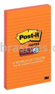 Post-it&trade; Super Sticky Notes 5845-SSUC 5 in x 8 in Rio de Janeiro Collection 3M 7010372287