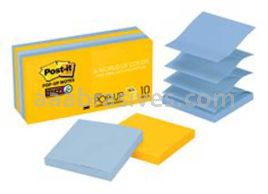Post-it&trade; Super Sticky Pop-up Notes R330-10SSNY 3 in x 3 in New York Colors 3M 7010372706