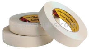3M&trade; 7010373686 Paint Masking Tape 231/231A Tan 0.70866 in x 60 yd 7.6 mil plastic core
