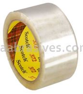 Scotch&trade; Box Sealing Tape 372 Clear 72 mm x 1500 m 3M 7010374627