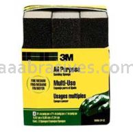 3M&trade; 7010375224 General Purpose Sanding Sponge Dual Grit 3-3/4x2-5/8x1 Fine/Medium