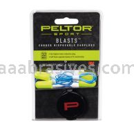 3M&trade; 7010377058 Peltor&trade; 97081-10C Neon Yellow Sport Blasts&trade; Corded Disposable Earplugs