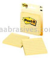 Post-it&trade; Notes 630PK2 3 in x 3 in Canary Yellow 3M 7010379039
