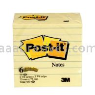 Post-it&trade; Notes 5444 3 in x 3 in Canary Yellow 3M 7010383410
