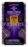 3M&trade; 7010410803 Pro Grade Precision&trade; Dust Channeling Block Sanding Sponge 4-1/2x2-1/2x1 220 Grit Extra-Fine