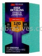 3M&trade; 7010416413 Pro Grade Precision&trade; Drywall Edge Detailing Angled Sanding Sponge 2-1/2x4-1/2x1 Fine