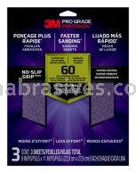 3M&trade; 7010417000 9 x 11 60 Grit Coarse Pro Grade Precision&trade; Faster Sanding Sheets