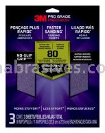 3M&trade; 7010417001 9 x 11 80 Grit Coarse Pro Grade Precision&trade; Faster Sanding Sheets