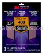 3M&trade; 7010417005 9 x 11 400 Grit X-Fine Pro Grade Precision&trade; Faster Sanding Sheets