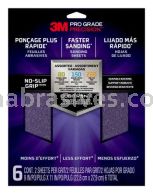 3M&trade; 7010417006 9 x 11 Pro Grade Precision&trade; Faster Sanding Sheets Assorted grits