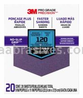 3M&trade; 7010417804 9 x 11 120 Grit Medium Pro Grade Precision&trade; Faster Sanding Sheets