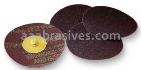 3M&trade; 7010511878 3” P36 Grit YF-wt 461F S/C TR Roloc&trade; Sanding Disc