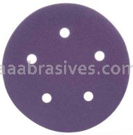 3M&trade; 7010518279 5" P220 Grit J-wt 900DZ Ceramic Stikit&trade; Cloth Sanding Disc 