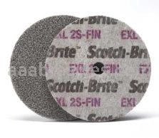 3M&trade; Scotch-Brite&trade; 7010534355 1 x 1/2 x 3/16 2S Fine EXL Unitized Wheel